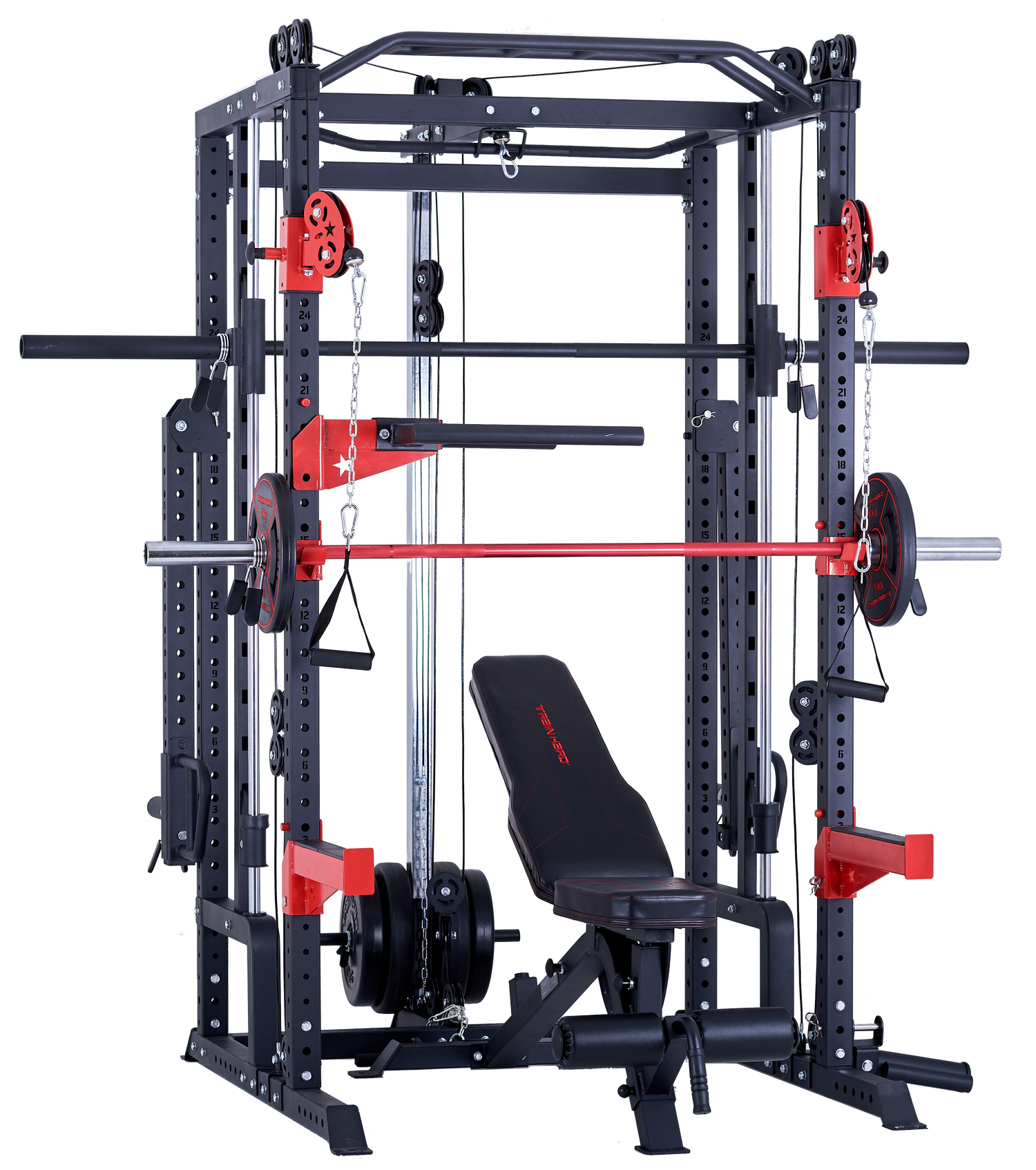 Power Rack Cage 1F09766 komplettes Set Train Hard®