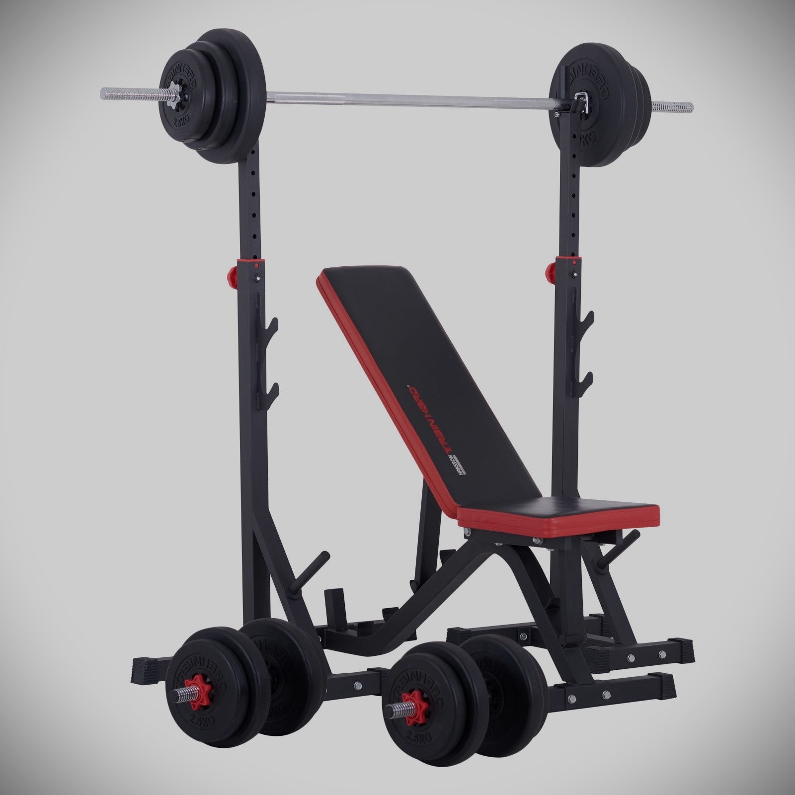 1F09SET01B500 Hantelbank & Hantelständer Set!