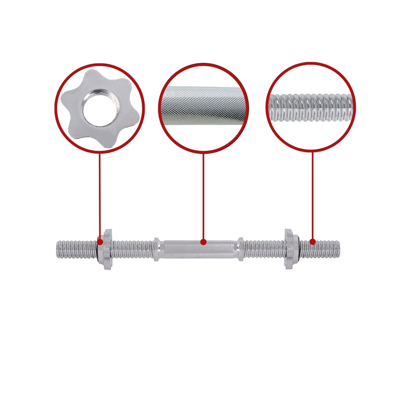 Kurzhantelstange Details