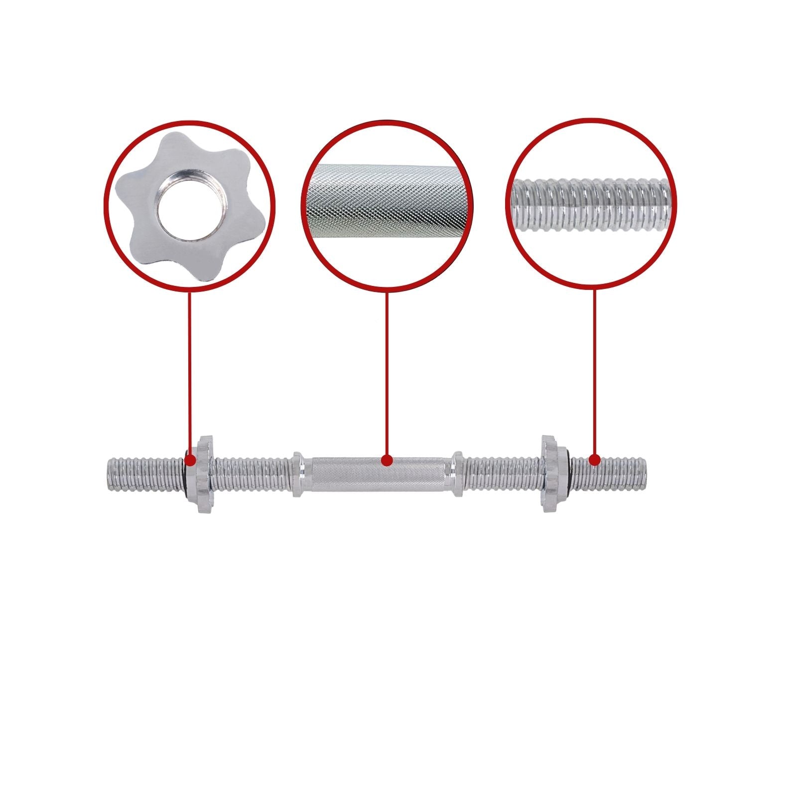 Kurzhantelstange Details