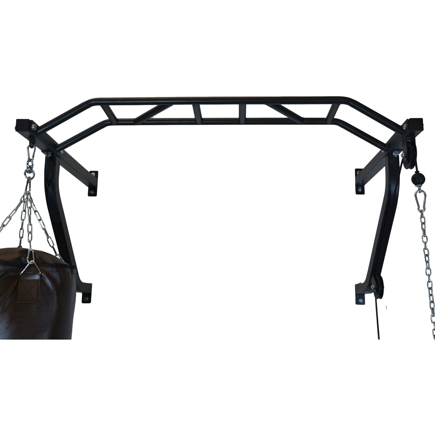Train Hard® 1B0992XX Boxsackhalterung mit Klimmzugstange und Latzug 8