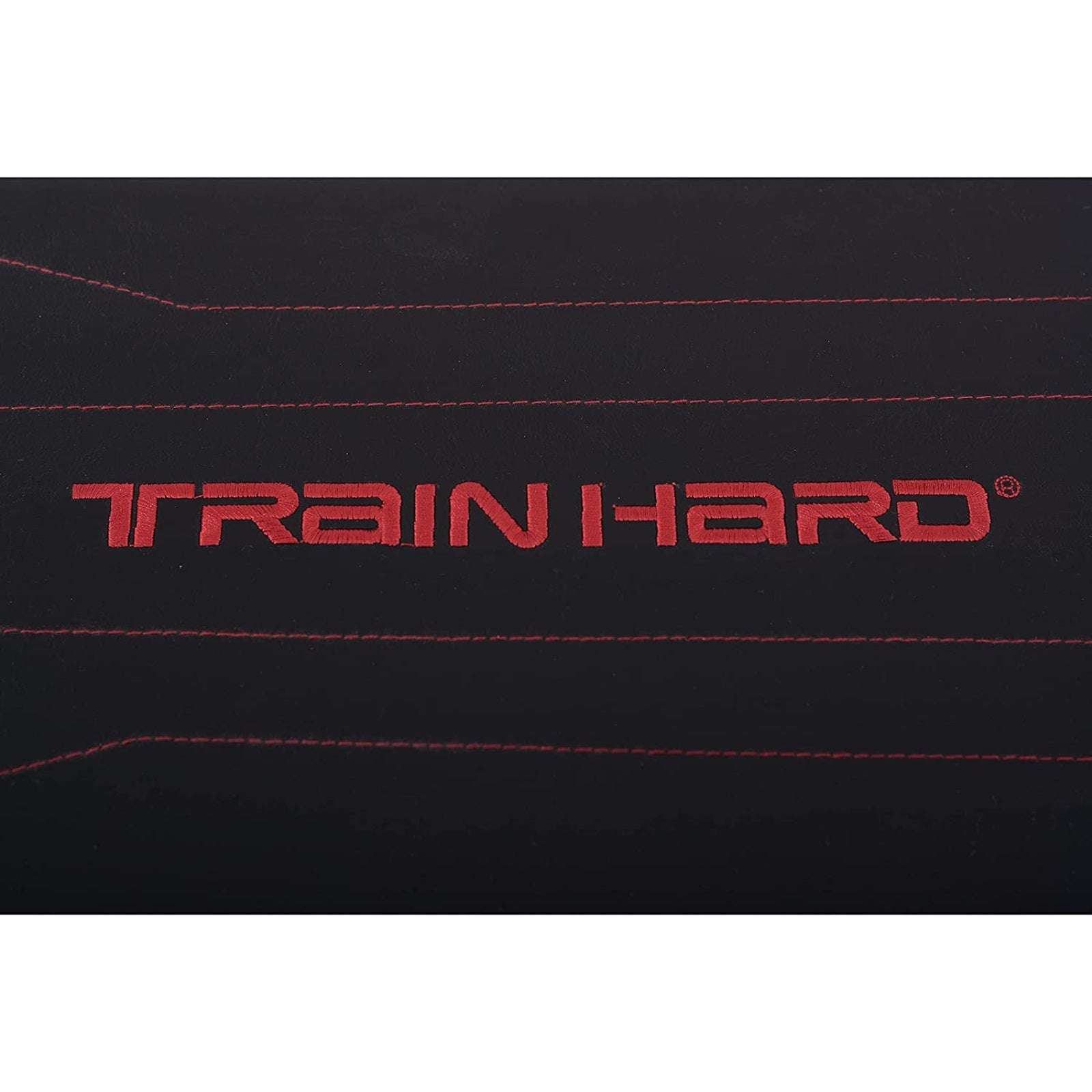 Train Hard® 1F09131 Hantelbank Detailansicht Polster und Logo