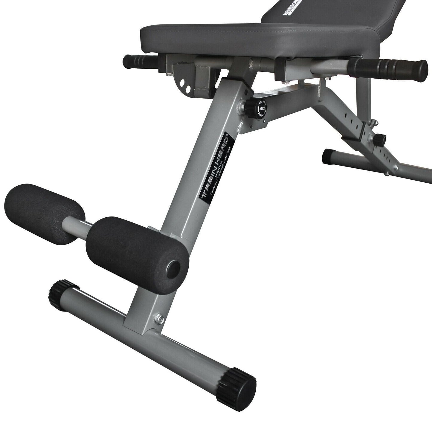 Train Hard® 1F09370 verstellbare Hantelbank Detailansicht Standfüße