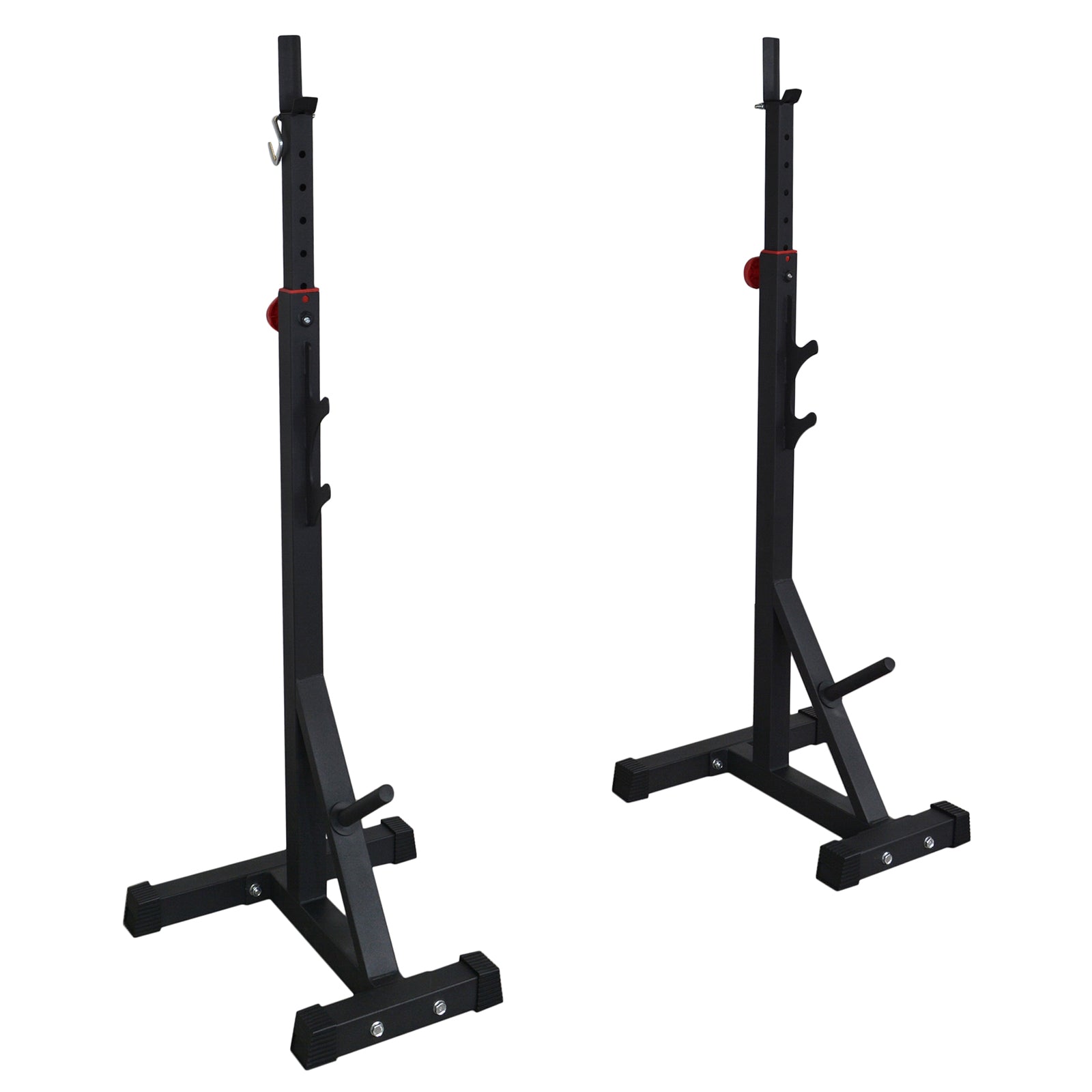 Langhantelablage Train Hard 1F09645 weißer Hintergrund