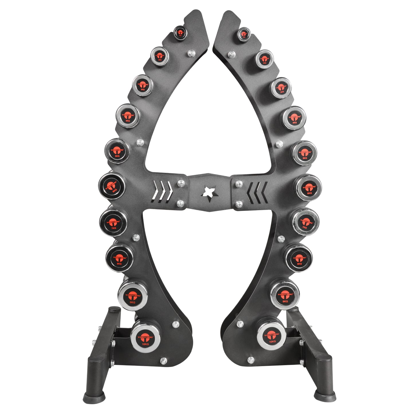 1F09649 Chromhantel Ständer von TrainHard® 1