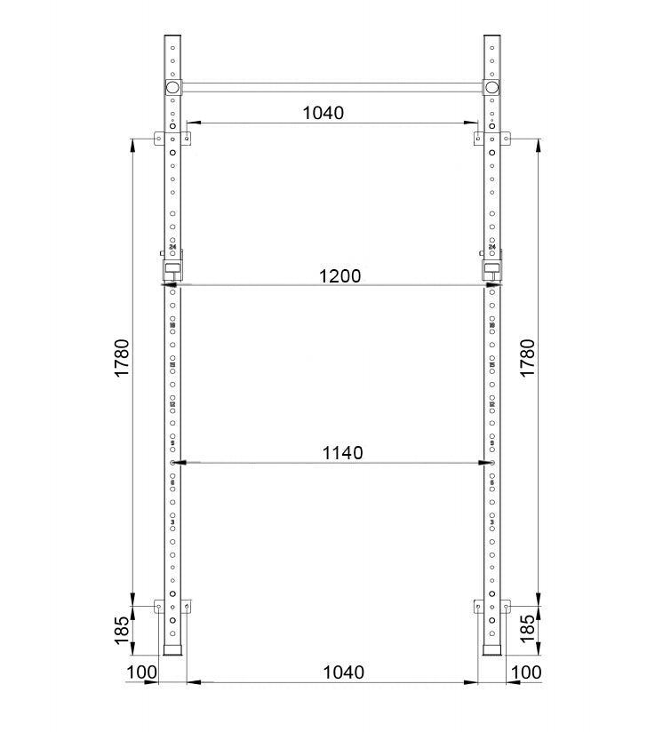 Power Rack, Wall Rack zur Wandbefestigung