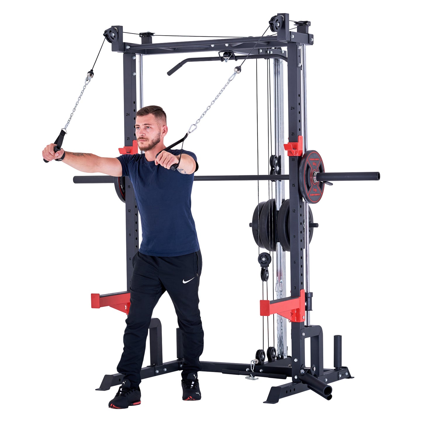 Train Hard Half Cage Squat Rack