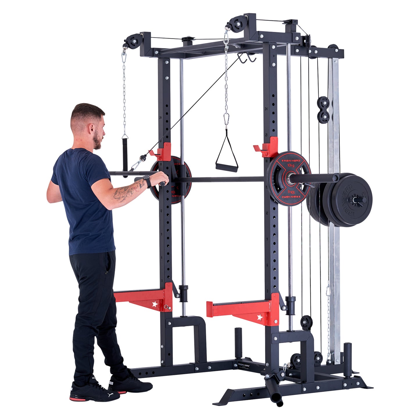 Train Hard Half Cage Squat Rack