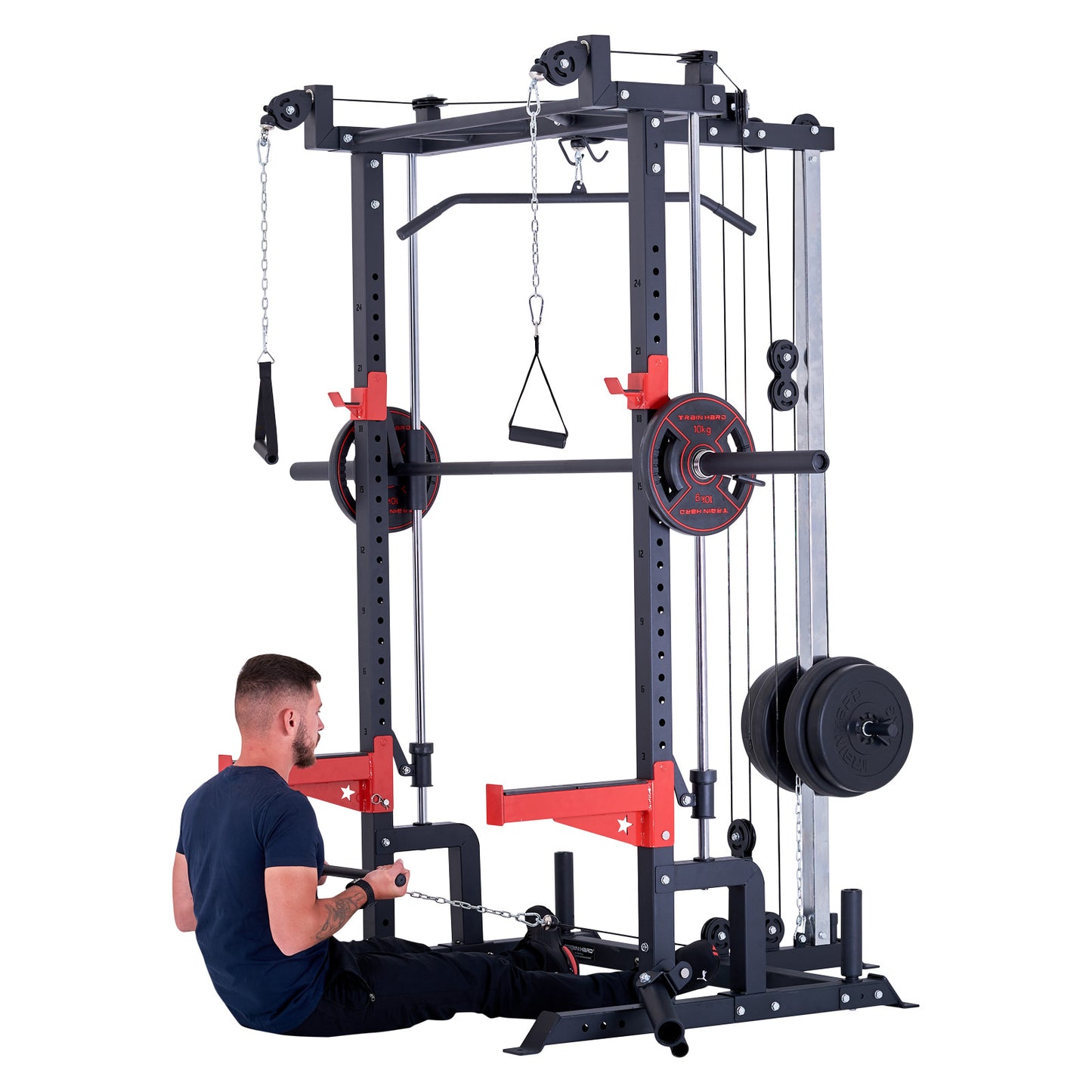 Train Hard Half Cage Squat Rack