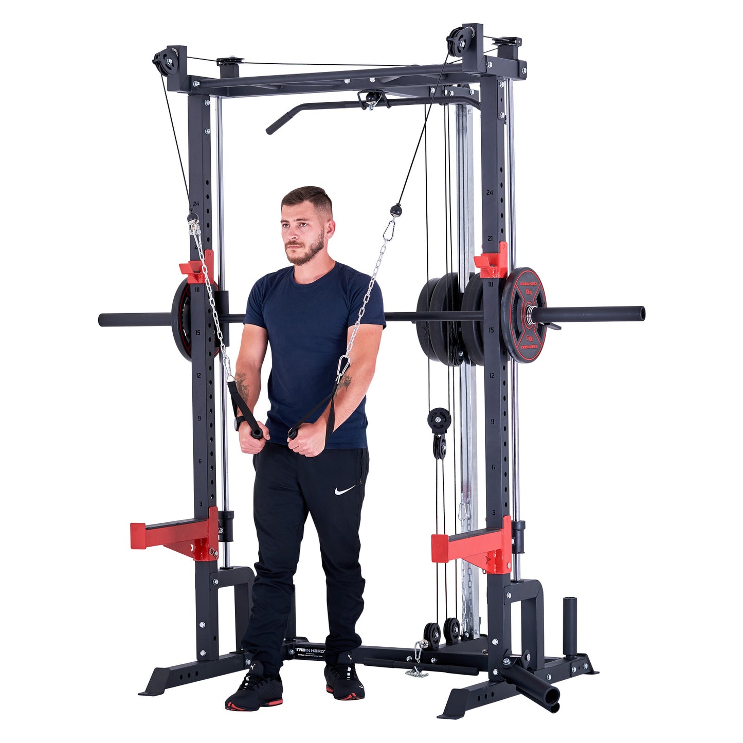 Train Hard Half Cage Squat Rack