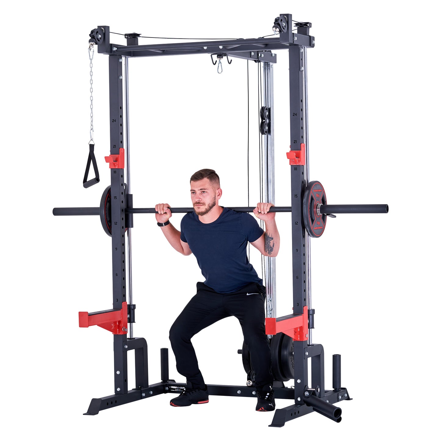 Train Hard Half Cage Squat Rack