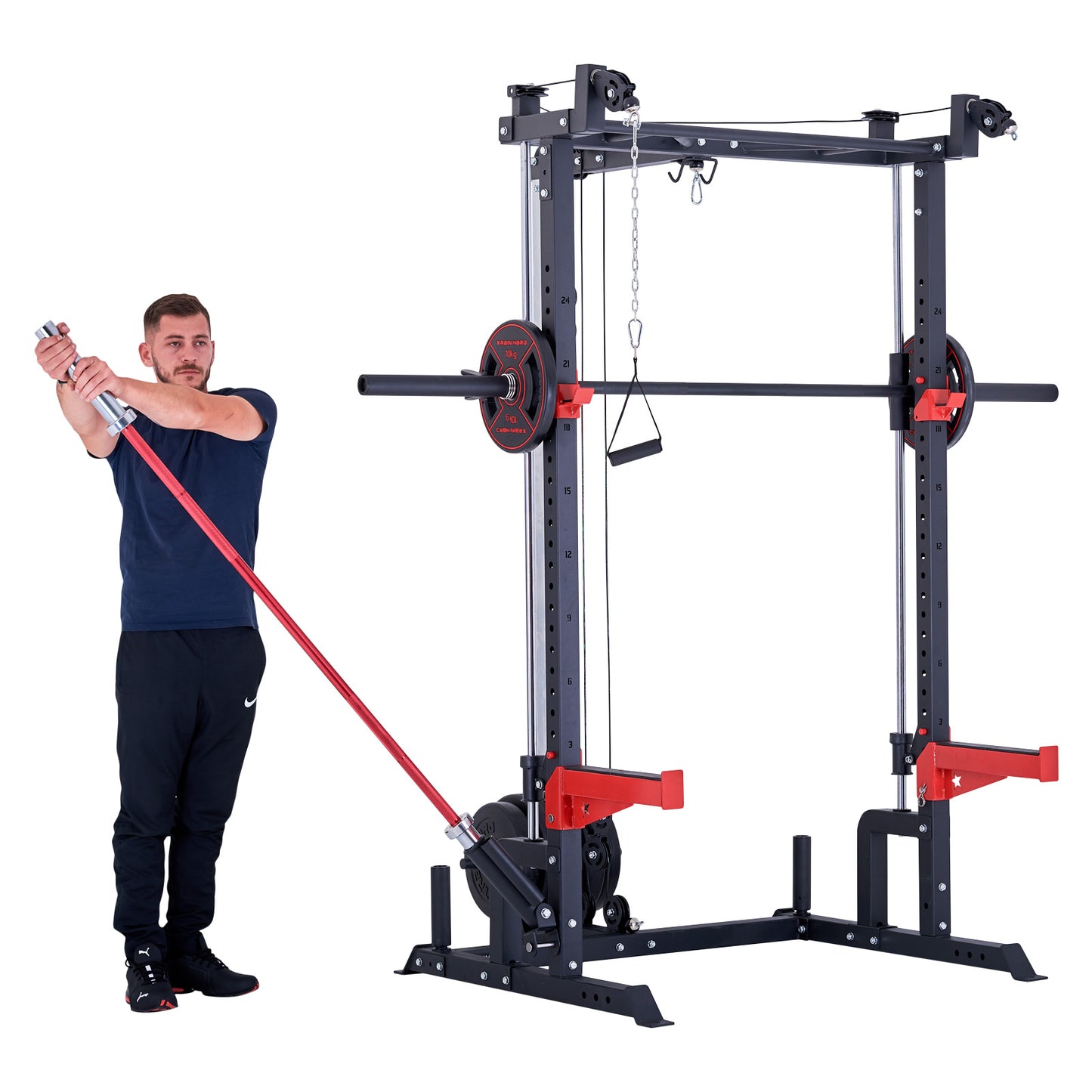 Train Hard Half Cage Squat Rack