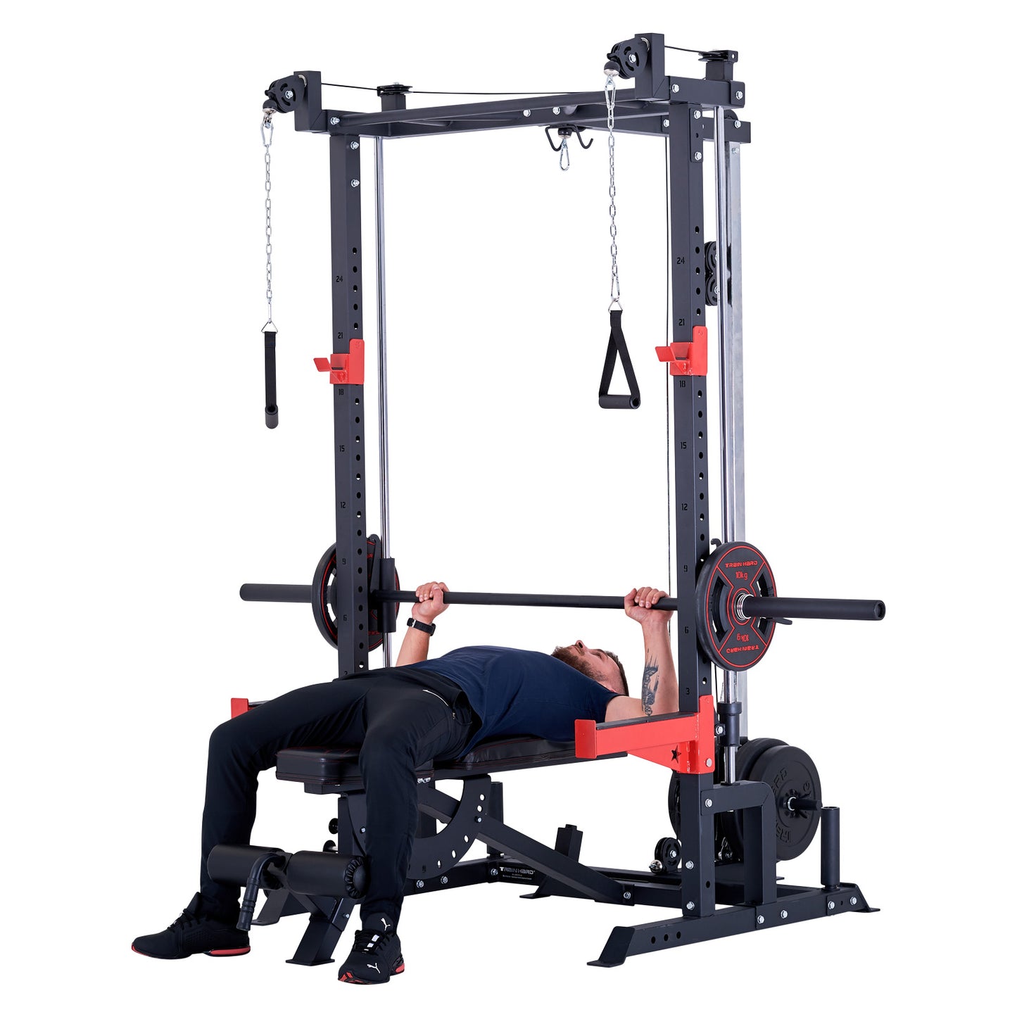 Train Hard Half Cage Squat Rack