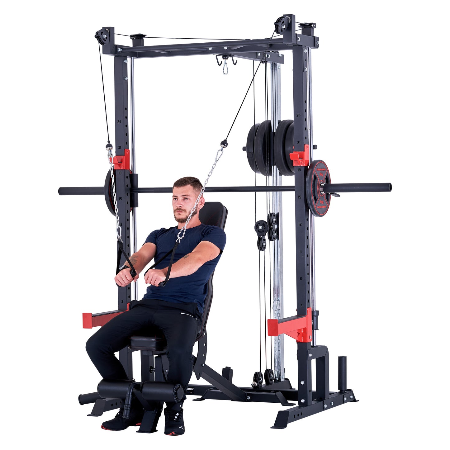 Train Hard Half Cage Squat Rack