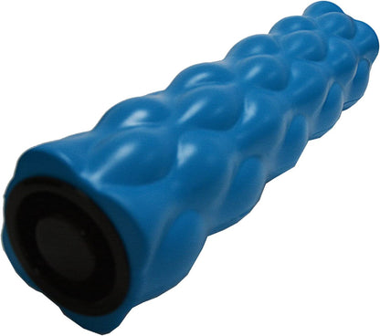 Massagerolle Yogarolle Faszienrolle 46 cm lang, Farbe: Blau