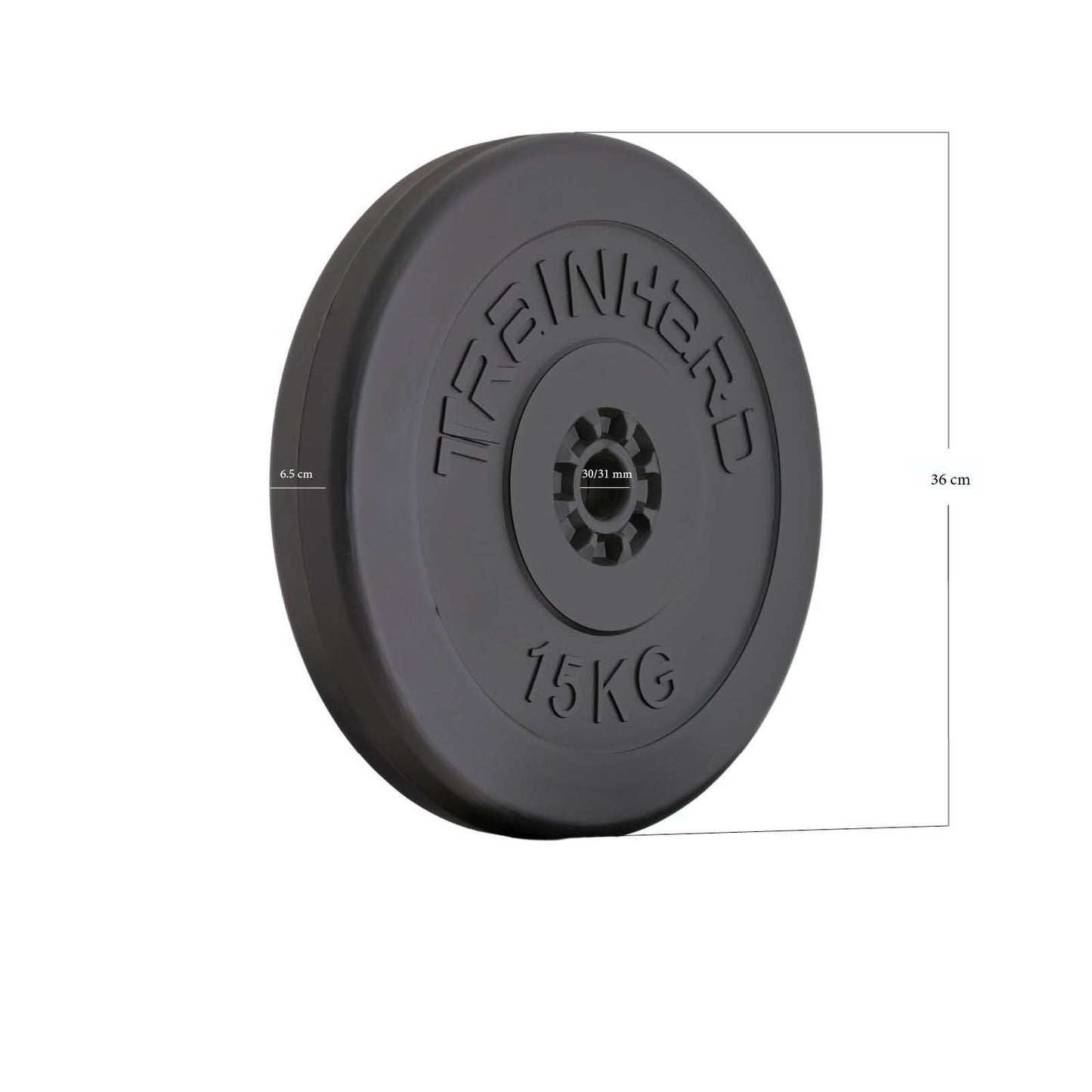 Train Hard® 1F12227 einzelne Hantelscheibe mit Maßeinheit
