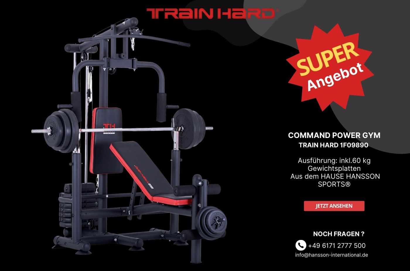 Kraftstation Command Power Gym 1F09890 Train Hard®