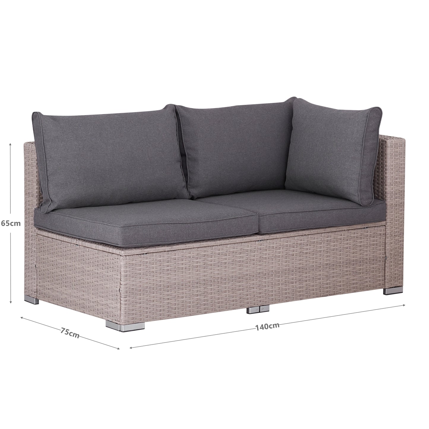 Polyrattan Garten-lounge Set Mallorca