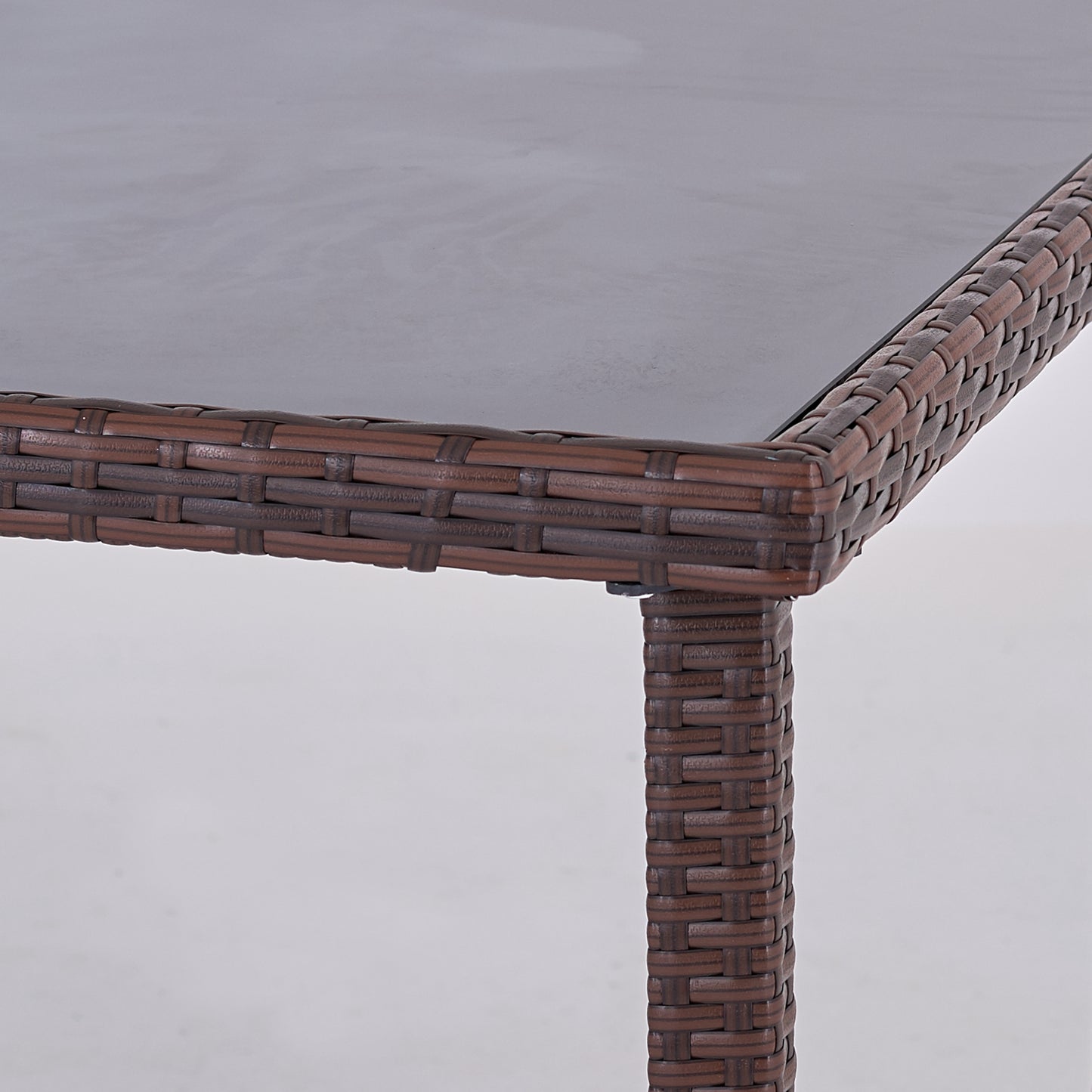 7-teiliges Polyrattan Gartenmöbel Set