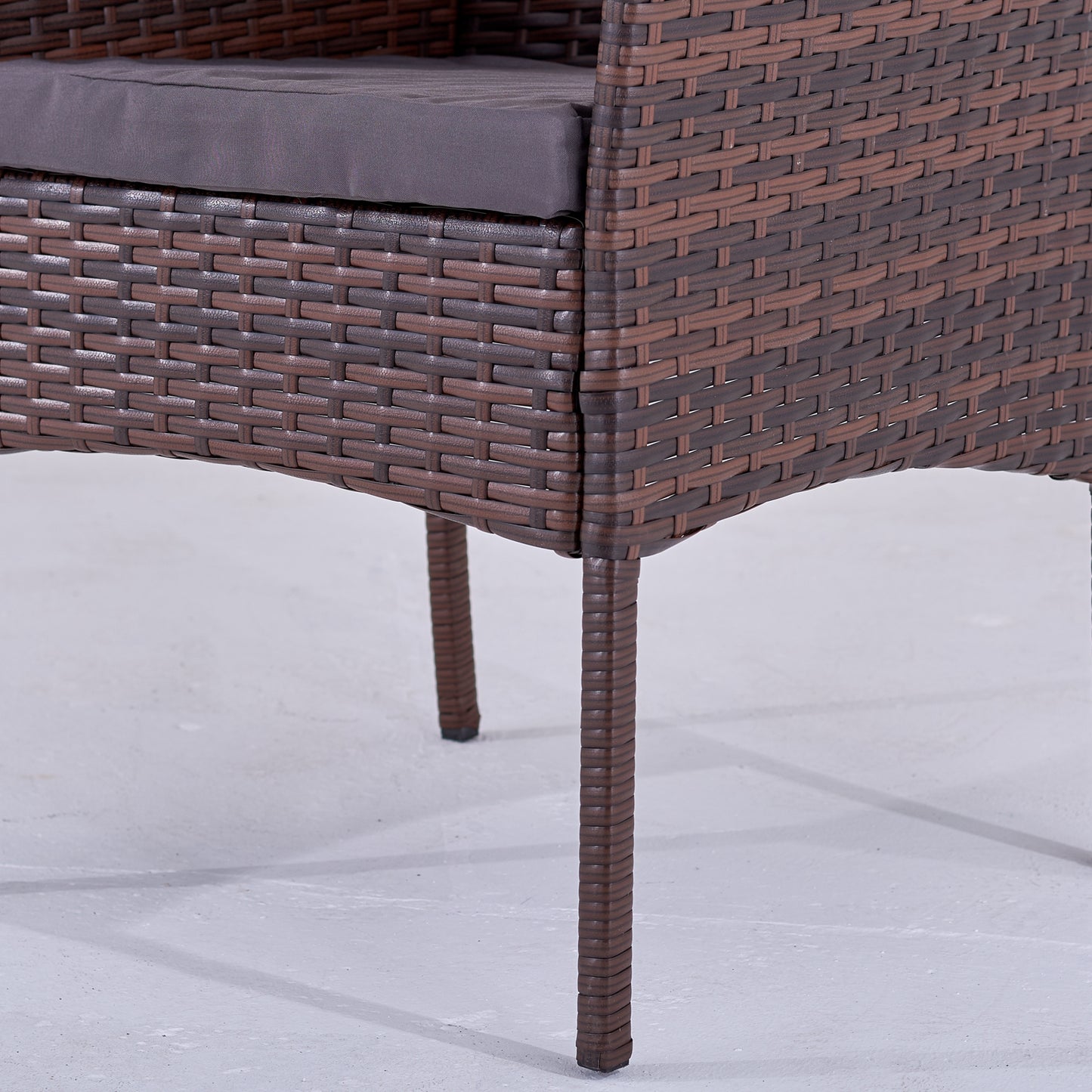 7-teiliges Polyrattan Gartenmöbel Set