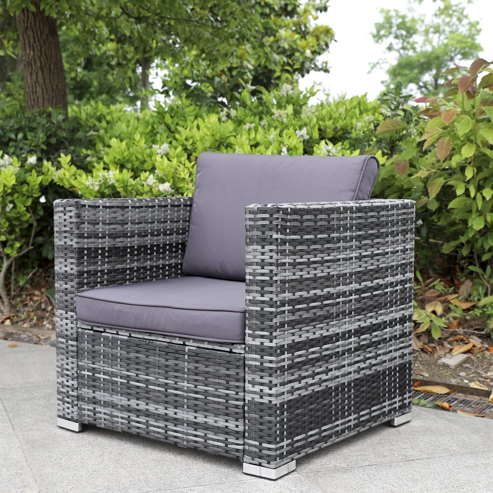 Gartenmöbel Rattanmöbel Rattan Polyrattan Lounge Gartenset Sitzgruppe 3-5 Sitze