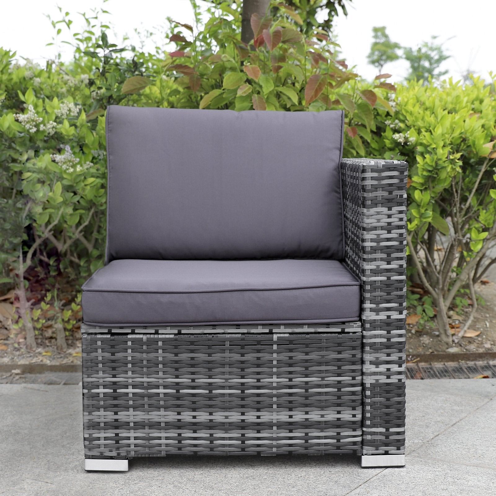Gartenmöbel Rattanmöbel Rattan Polyrattan Lounge Gartenset Sitzgruppe 3-5 Sitze