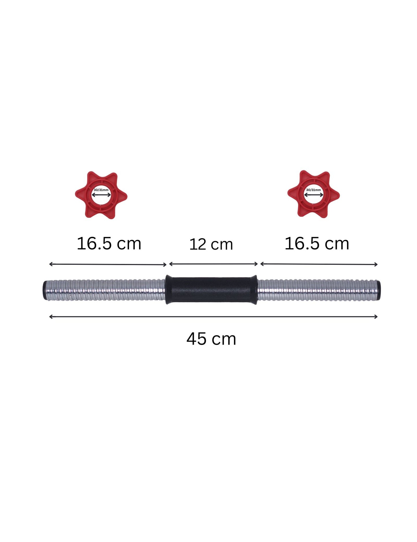 TrainHard® 25Kg bzw. 30Kg Kurzhantelset