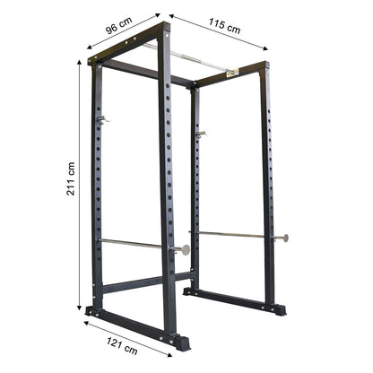 Power Rack mit Aufstellmaße