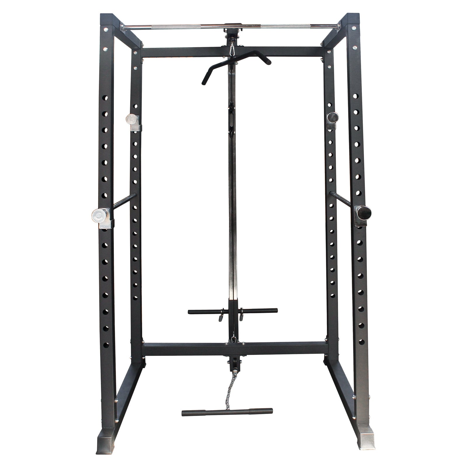 Power Rack mit Latzugturm Vorderansicht
