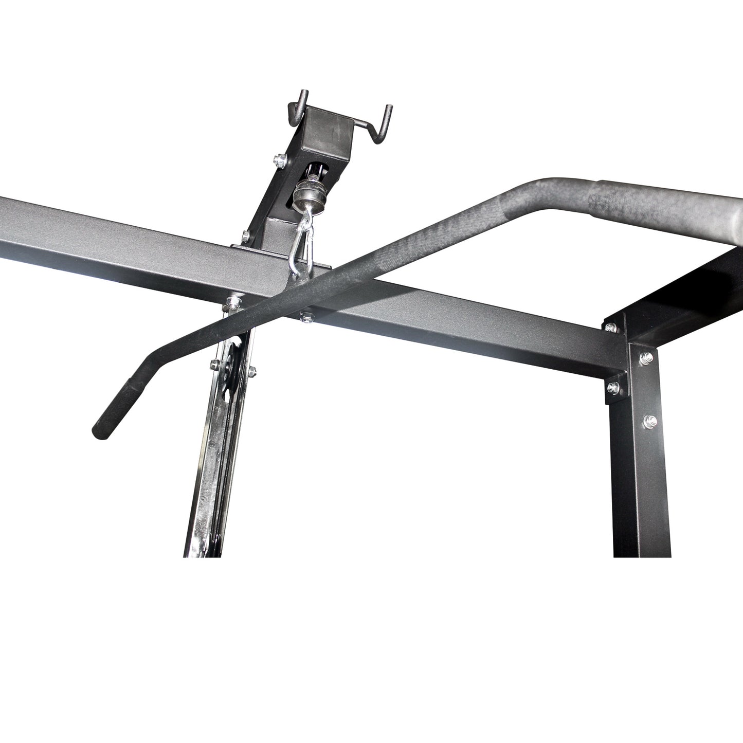 Breiter Griff Seilzug am Power Rack