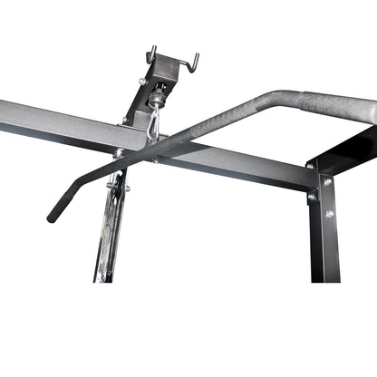 Breiter Griff Seilzug am Power Rack