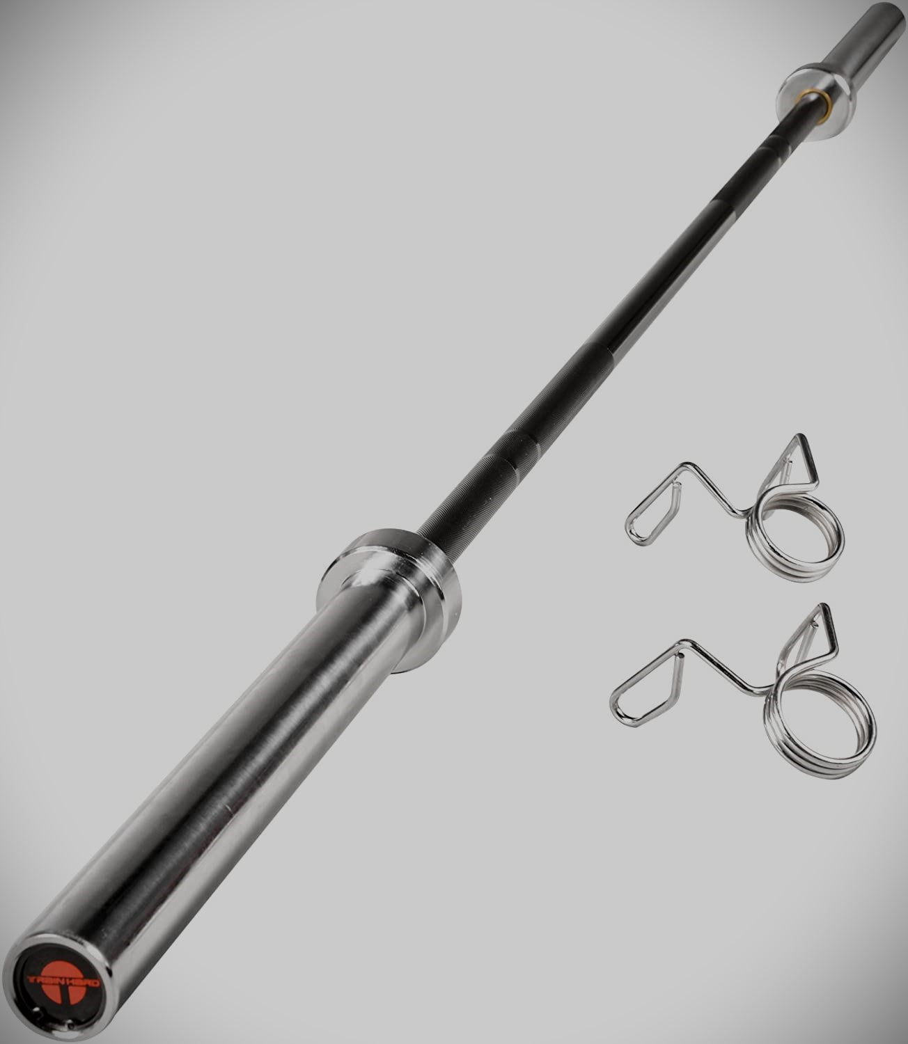 TrainHard® Olympia Profi-Langhantelstange, 220 cm lang, Ø = 50 mm, bis 450 KG belastbar!