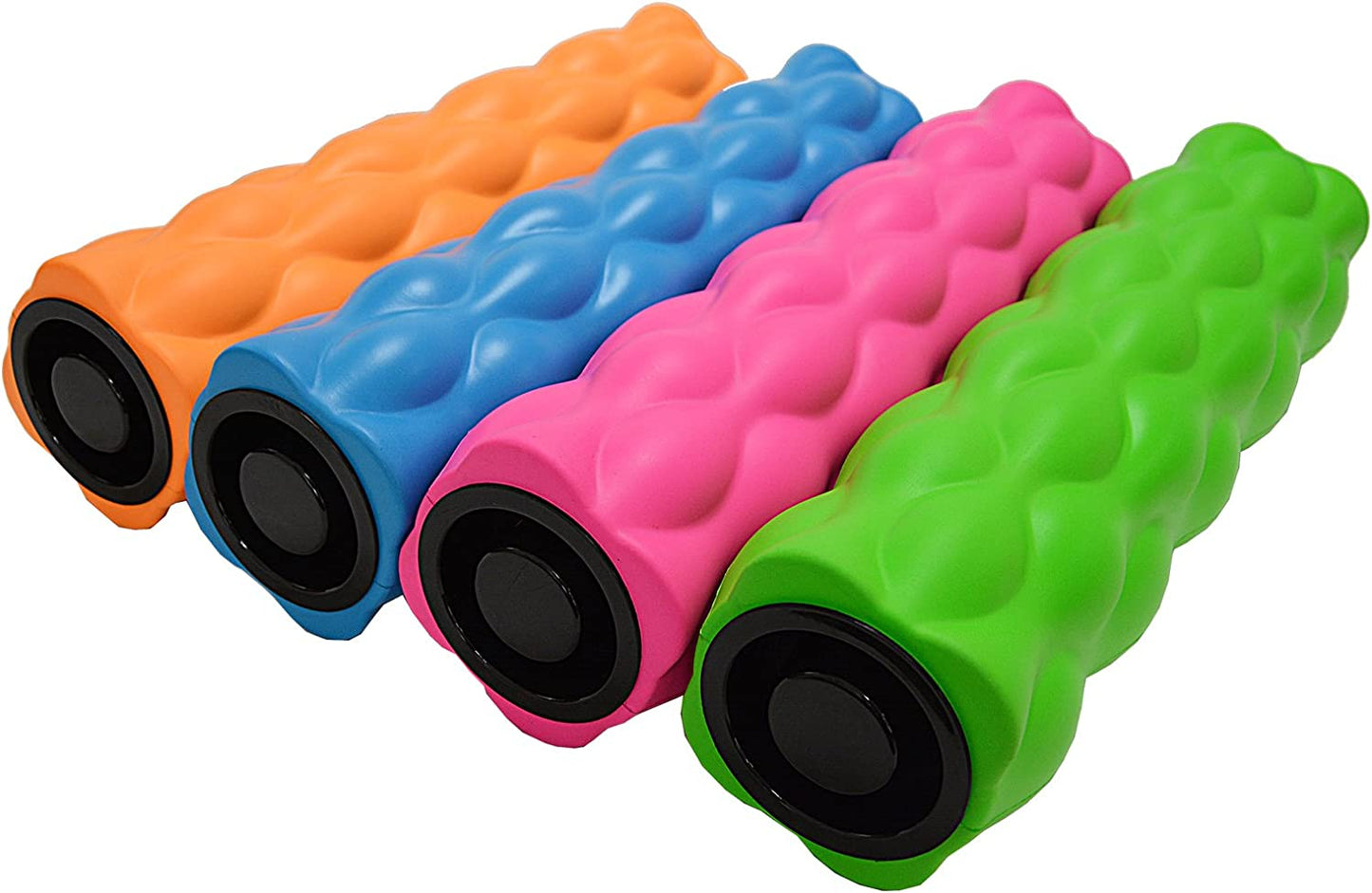 Massagerolle Yogarolle Faszienrolle 46 cm lang, Farbe: Blau