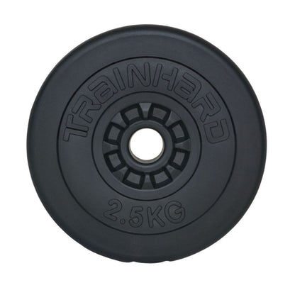 Train Hard® 1F12224 Hantelscheiben aus Zementfüllung Einzelansicht Details