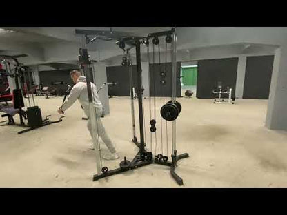 TrainHard® Kabelzugstation, Seilzugbrücke, höhenverstellbar