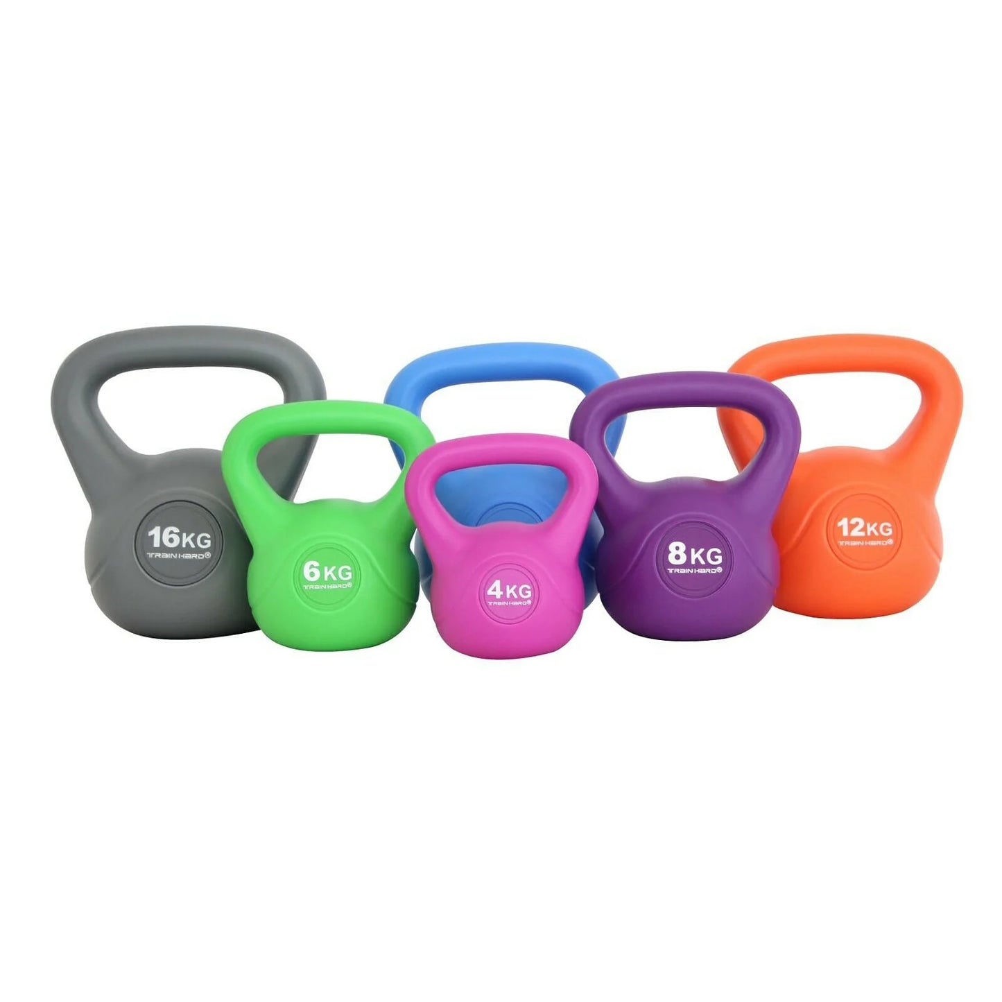 B-WARE! TrainHard® Kettlebells Kugelhanteln 8-10-12-16Kg