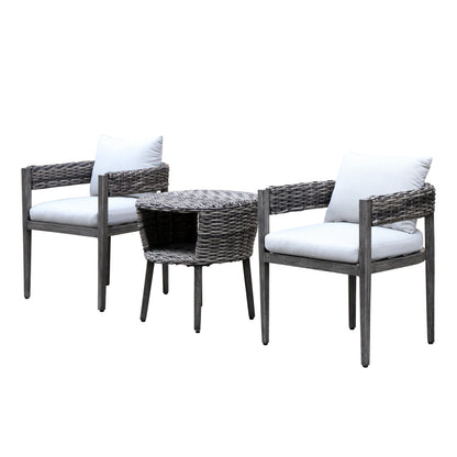 Tasman Serie Polyrattan Designer Tisch & Stühle-Set