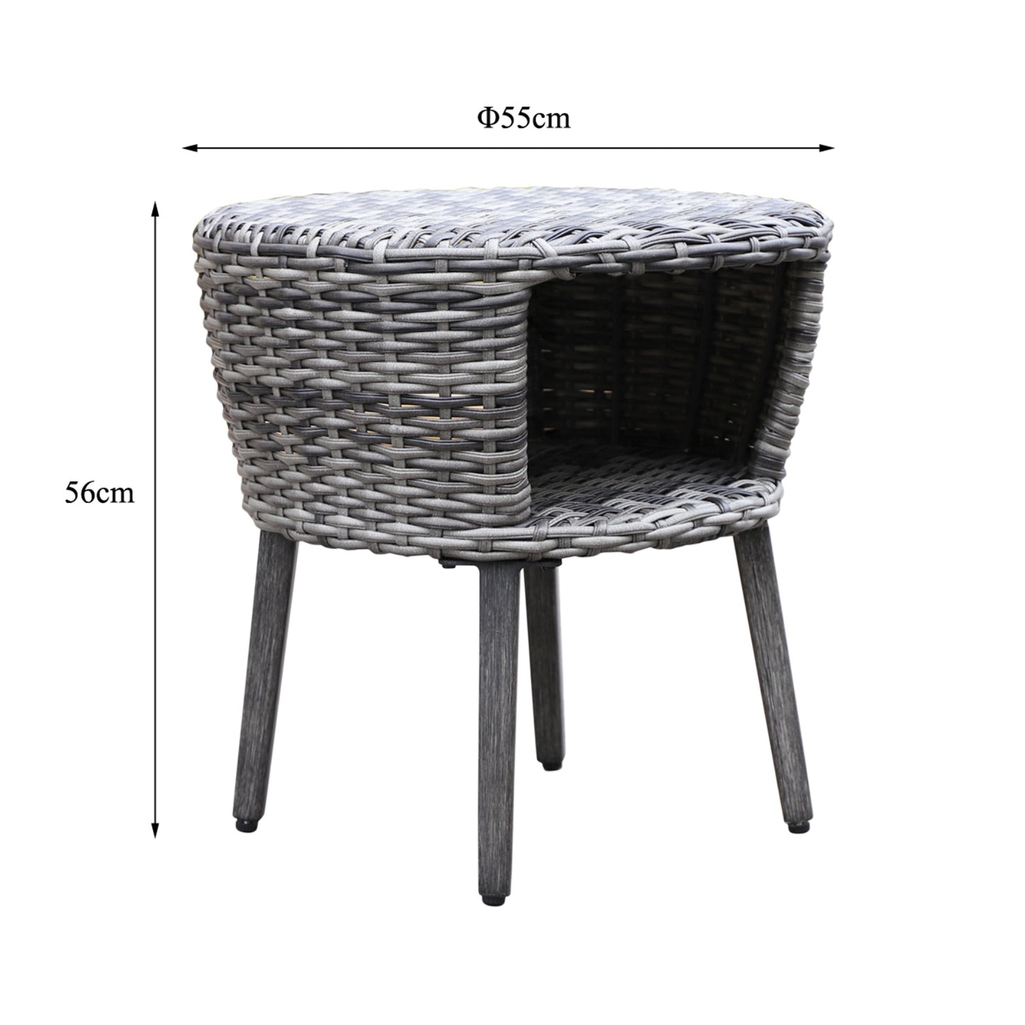 Tasman Serie Polyrattan Designer Tisch & Stühle-Set