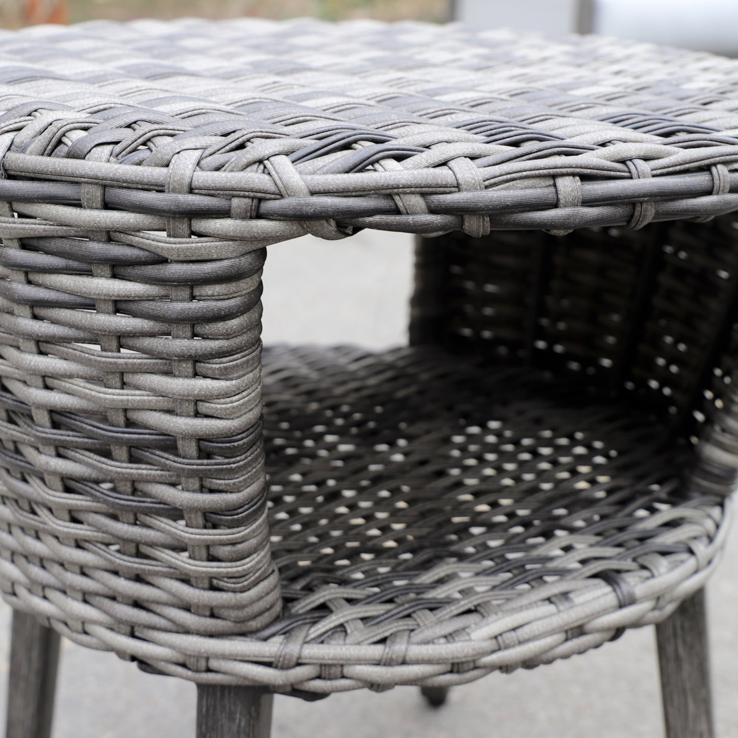 Tasman Serie Polyrattan Designer Tisch & Stühle-Set