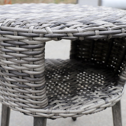 Tasman Serie Polyrattan Designer Tisch & Stühle-Set