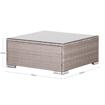 Polyrattan Garten-lounge Set Madeira