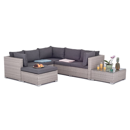 Polyrattan Garten-lounge Set Hawaii