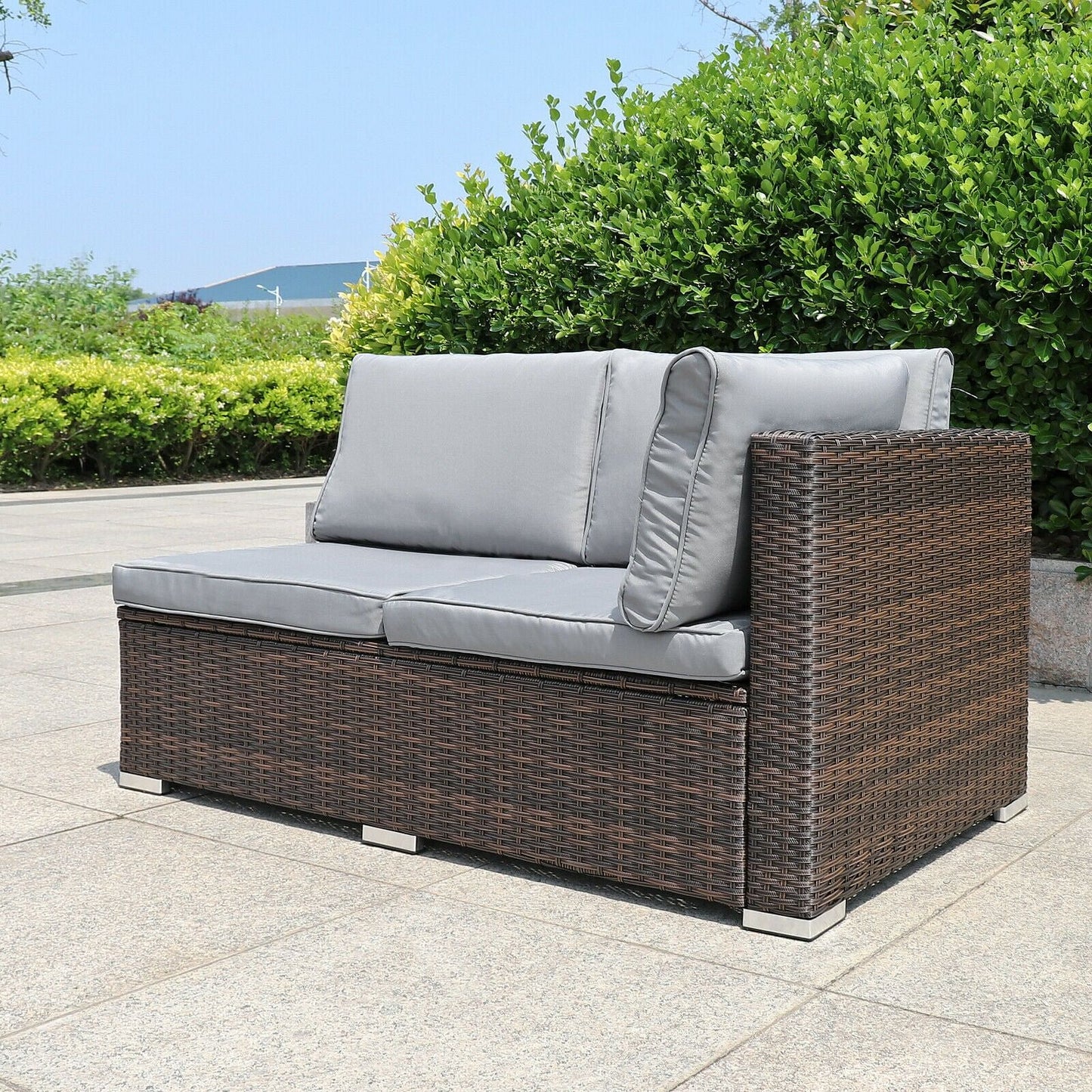 Polyrattan Lounge Sitzgruppe für 7-8 Personen im Set