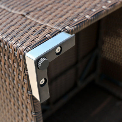 Polyrattan Lounge Sitzgruppe für 7-8 Personen im Set